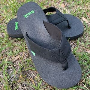 NWOT Sanuk Men’s Beer Cozy 2 Flip Flops